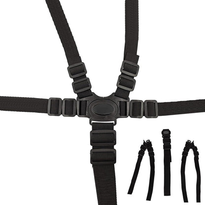 Alovexiong 5 point stroller safety harness front view