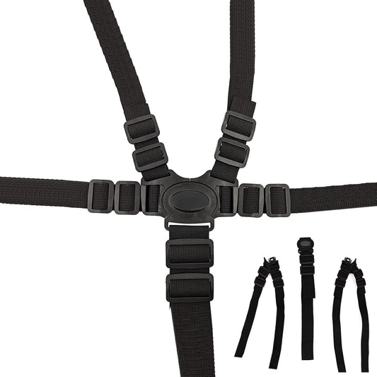 Alovexiong 5 point stroller safety harness front view