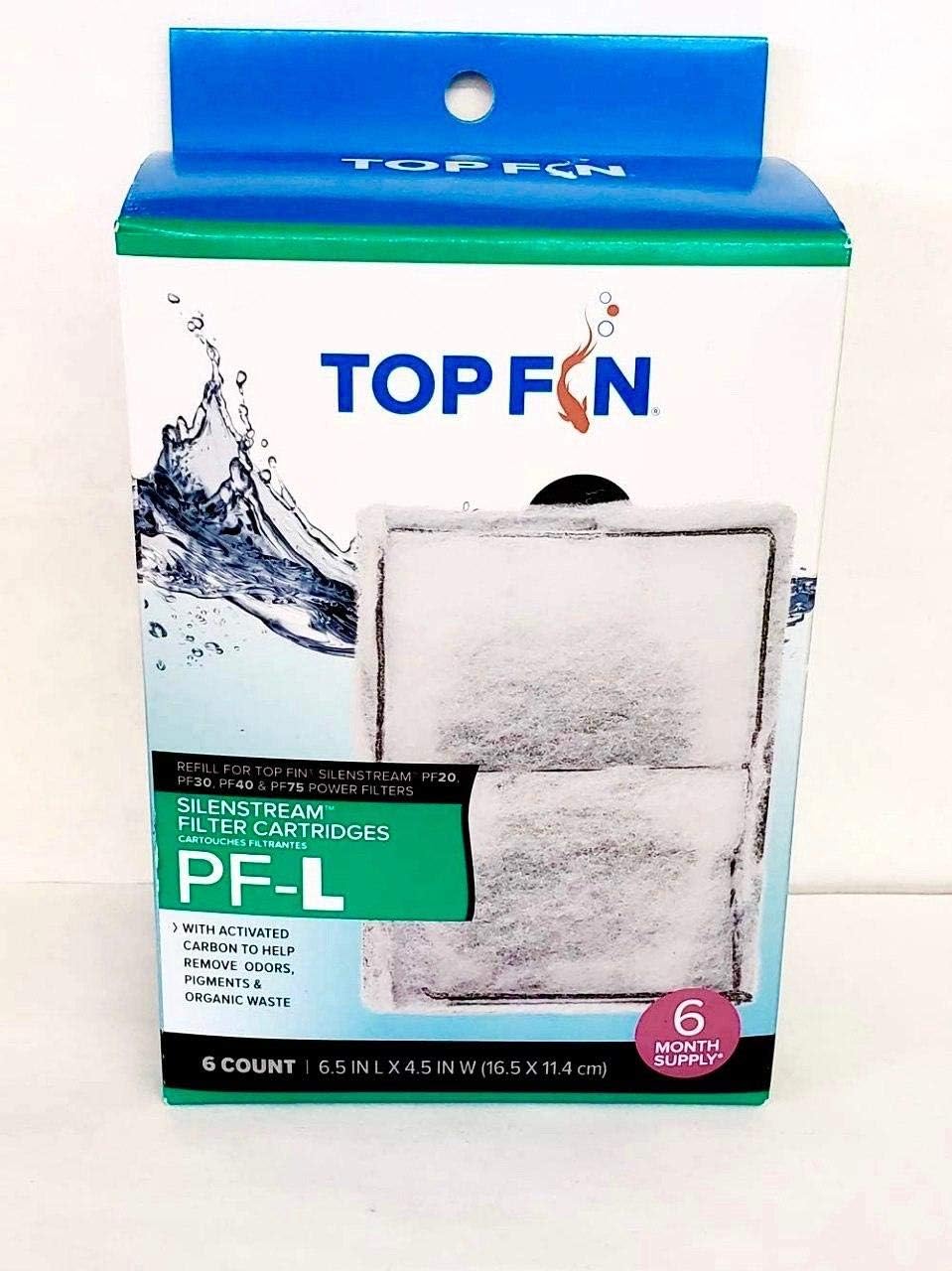 Top Fin Silenstream large PF-L filter cartridges front view packaging
