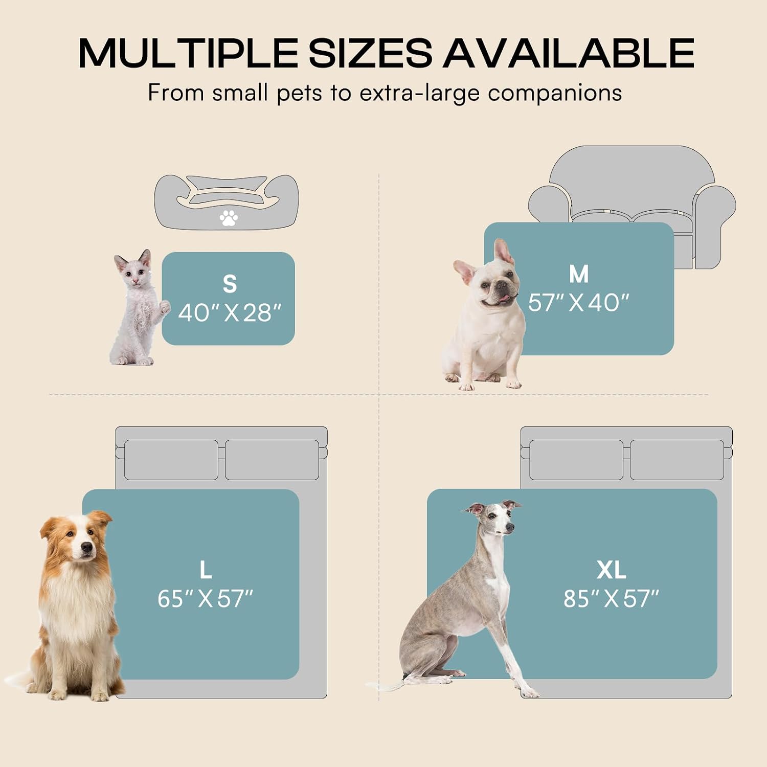 Luciphia Waterproof Pet Blanket for Medium Large Dogs Washable Fluffy Thick Jacquard Shag Fleece Warm Sherpa 3D Textured Flower Print for Cats Puppy Couch Protection (Blue,40x28 inches) - Image 9