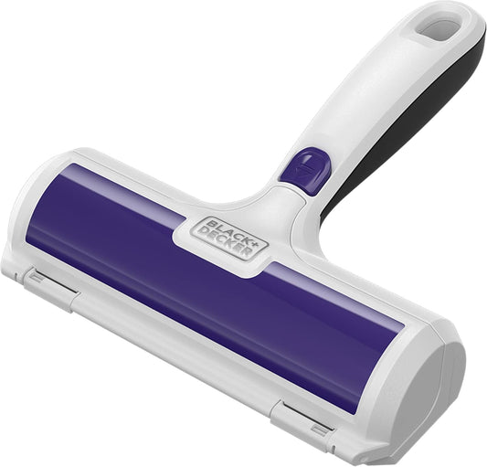 Black+Decker Pet Hair Remover Roller front view for upholstery
