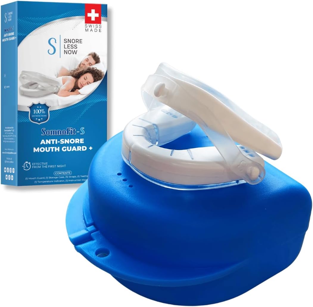SnoreLessNow Somnofit-S Anti-Snore Mouth Guard front view premium snoring solution