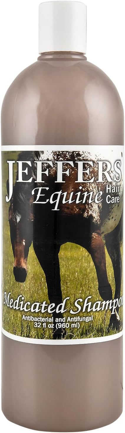 Educational infographic highlighting the coconut oil base of Jeffers horse shampoo