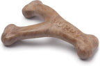Benebone Puppy 2-Pack Dental Chew/Wishbone Durable Dog Chew Toys for Gentle Chewers, Real Bacon, Made in USA, Small - Image 7