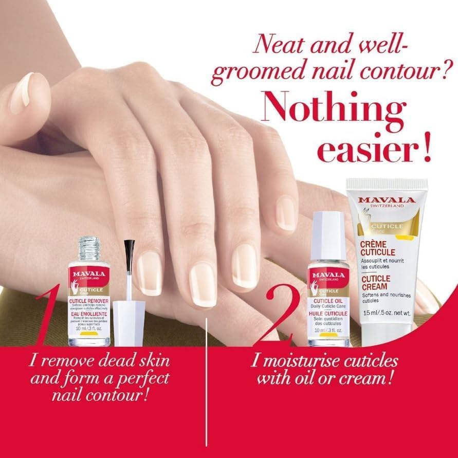 Mavala nail care treatment tube showing product volume