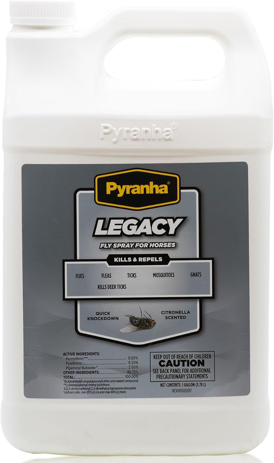 Pyranha Legacy 32 fluid ounce equine pest control mist