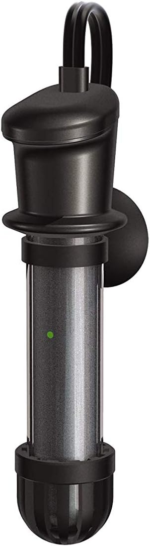 Side profile of Tetra HT submersible heater glass tube