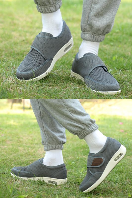 Back view of youyun orthopedic shoes showing heel support and cushioning.