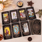Full set of Kledery Tarot cards with guidebook and flannel storage bag