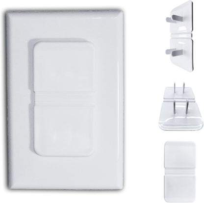 Infant Tree double outlet covers front view for baby proofing