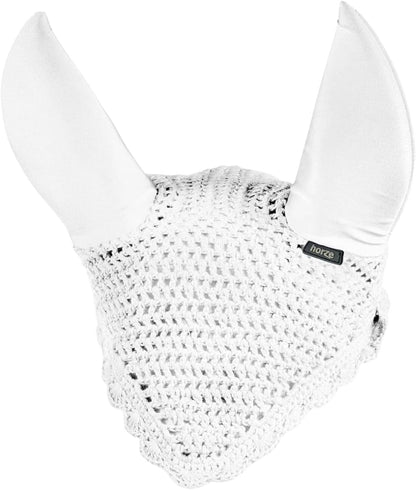 Breathable horse ear bonnet for training and hacking
