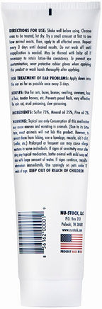 NuStock all purpose topical cream for animal skin health