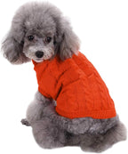 CHBORCHICEN Small Dog Sweaters Knitted Pet Cat Warm Dog Sweatshirt Winter Clothes Kitten Puppy Sweater (XXS, Dress-Purple) - Image 15