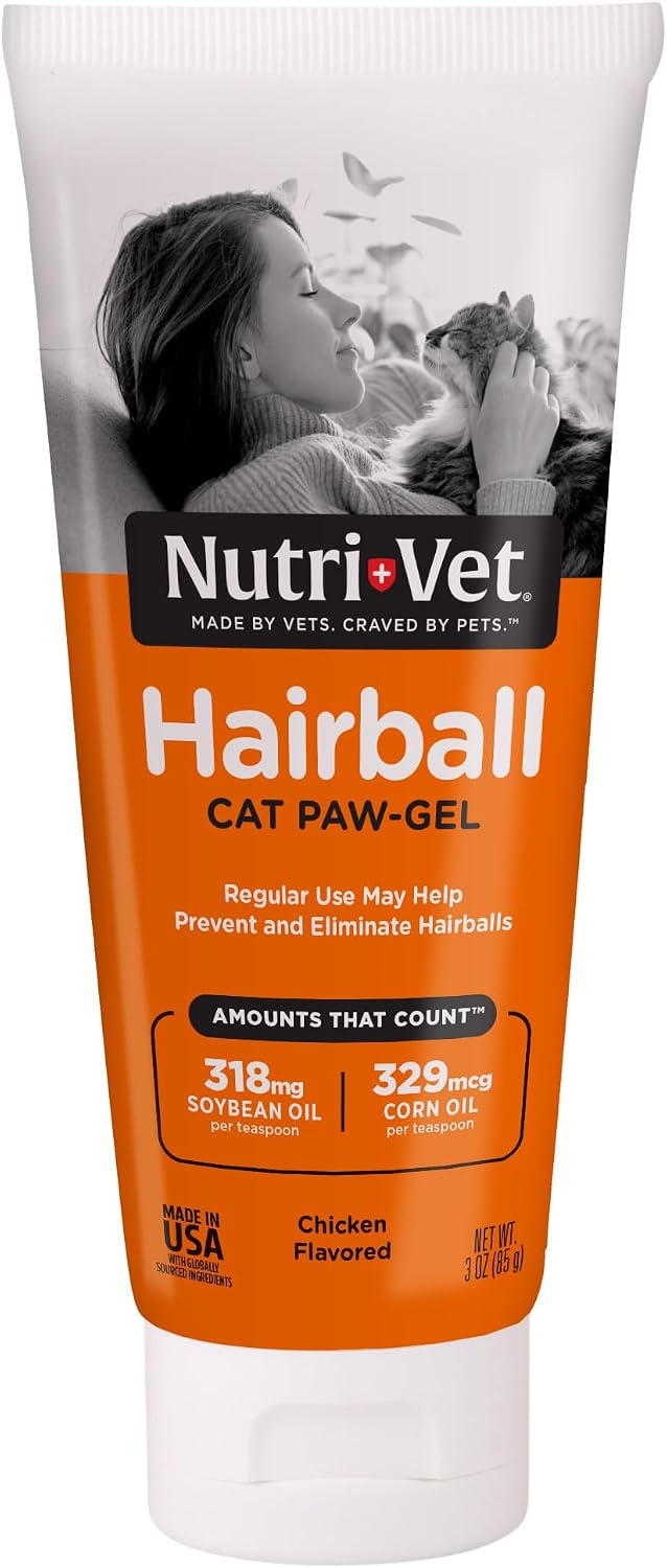 Authentic USA imported Nutri-Vet cat grooming aid and hairball remedy