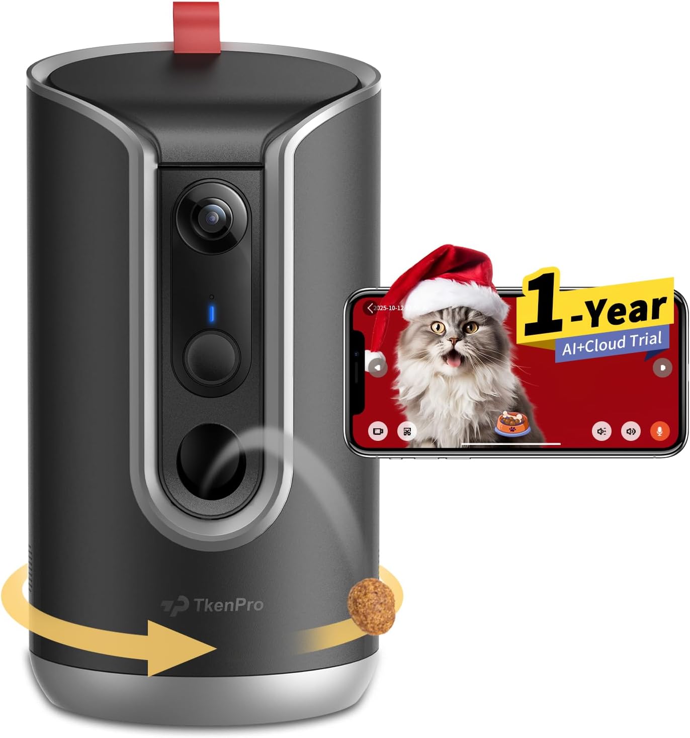 TKENPRO premium USA imported smart dog camera package contents and design