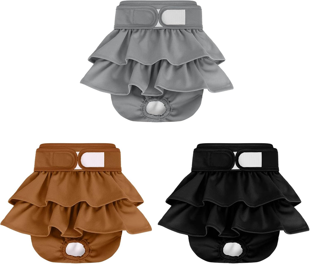 Washable Dog Diapers Female 3 Pack Reusable Highly Absorbent Doggie Diaper, Flexible Doggy Diaper Female Durable Leak-Proof Diapers for Dog Period Heat Incontinence Potty Training, XS - Image 14