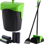 ienjoyed Pooper Scooper Large Swivel Bin & Rake with 160 Waste Bags,Heavy Duty Dog Pooper Scooper with Bag Attachment for Dogs, Long Handle Poop Scooper with Lid for Yard, Grass, Gravel(Green) - Image 11