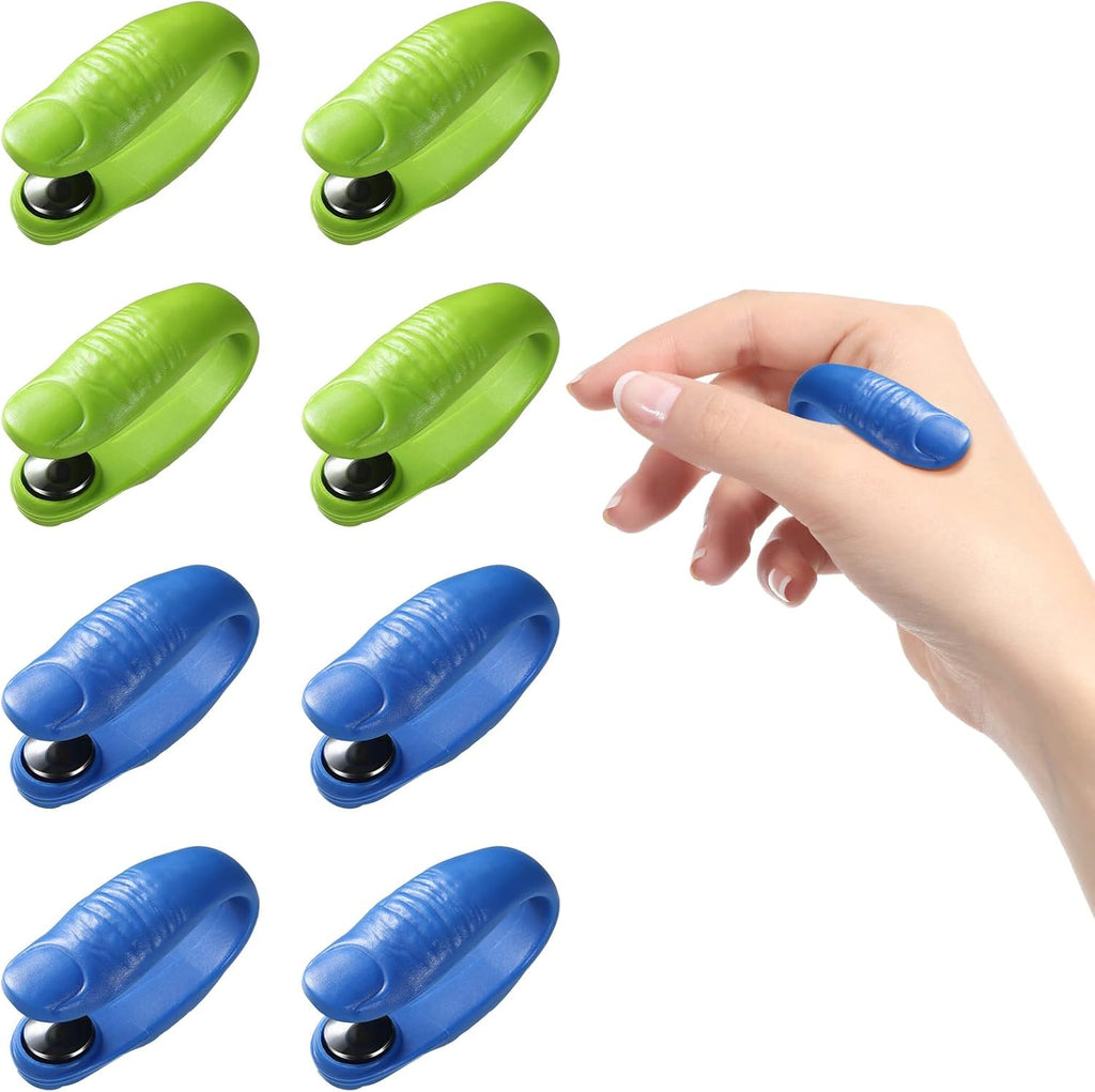Tondiamo migraine relief clip front view showing green and blue colors