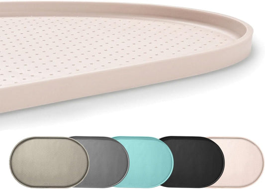 Conlun Dog Feeding Mat Natural Tan Front View
