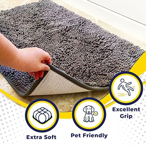 Thermoplastic Rubber non slip backing of Muddy Mat entryway rug