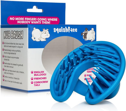 Squishface Silicone Nub Brush front view authentic imported dog grooming tool