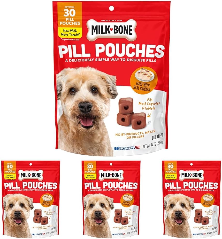 Milk-Bone Pill Pouches Dog Treats, Hickory Smoked Bacon Flavor, 30 Count Bag - Image 11