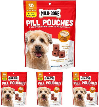 Milk-Bone Pill Pouches Dog Treats, Hickory Smoked Bacon Flavor, 30 Count Bag - Image 11