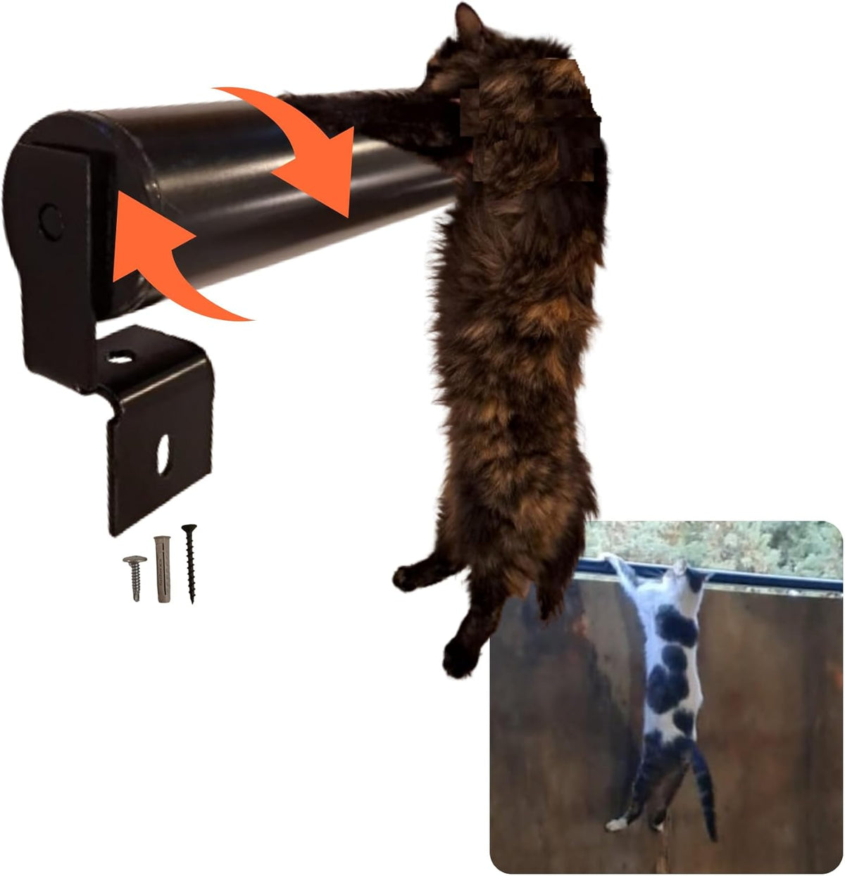 Zirao Roll outdoor cat anti-escape barrier front view