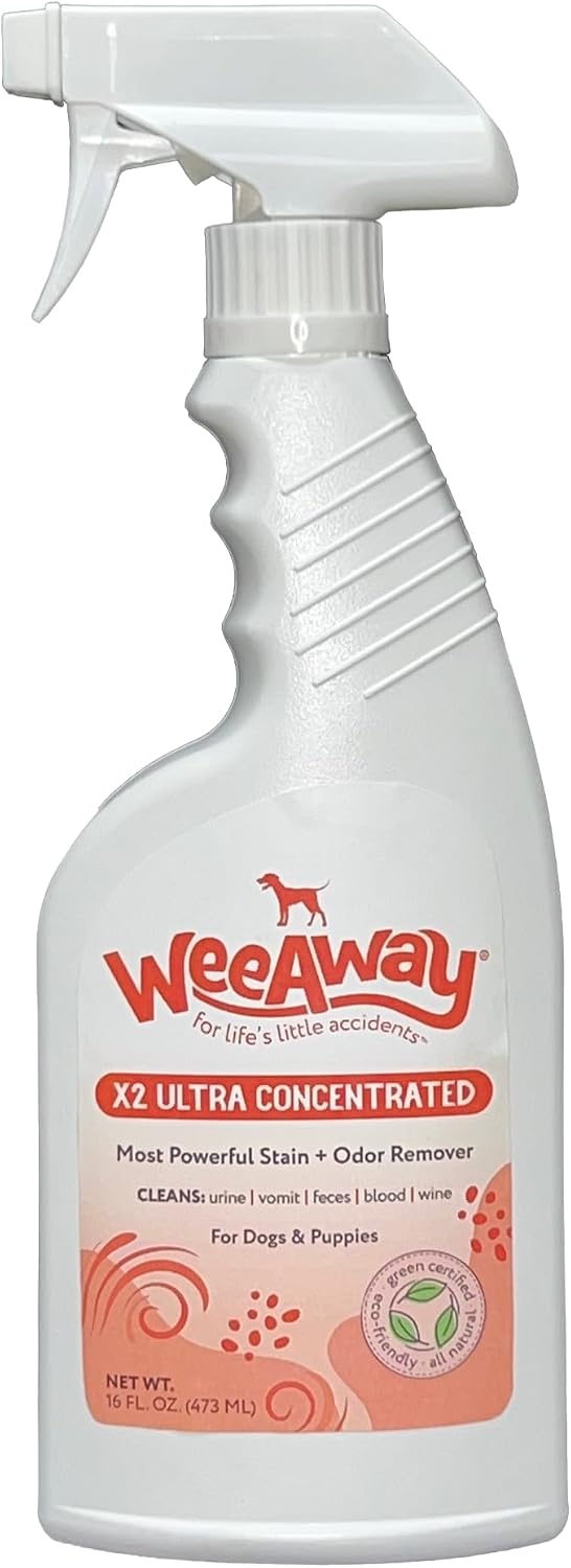 Wee Away(R) X2 Dog Urine Stain & Odor Remover - Double Strength Enzyme Spot Cleaner for Dog Pee, Marking & Odor Removal, Carpet, Furniture & Bedding, Non-Toxic, 16 oz - Image 11