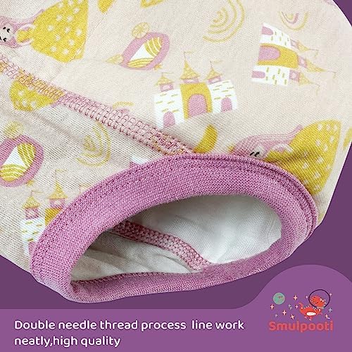 SMULPOOTI imported premium cotton potty training pants for girls size one T pack