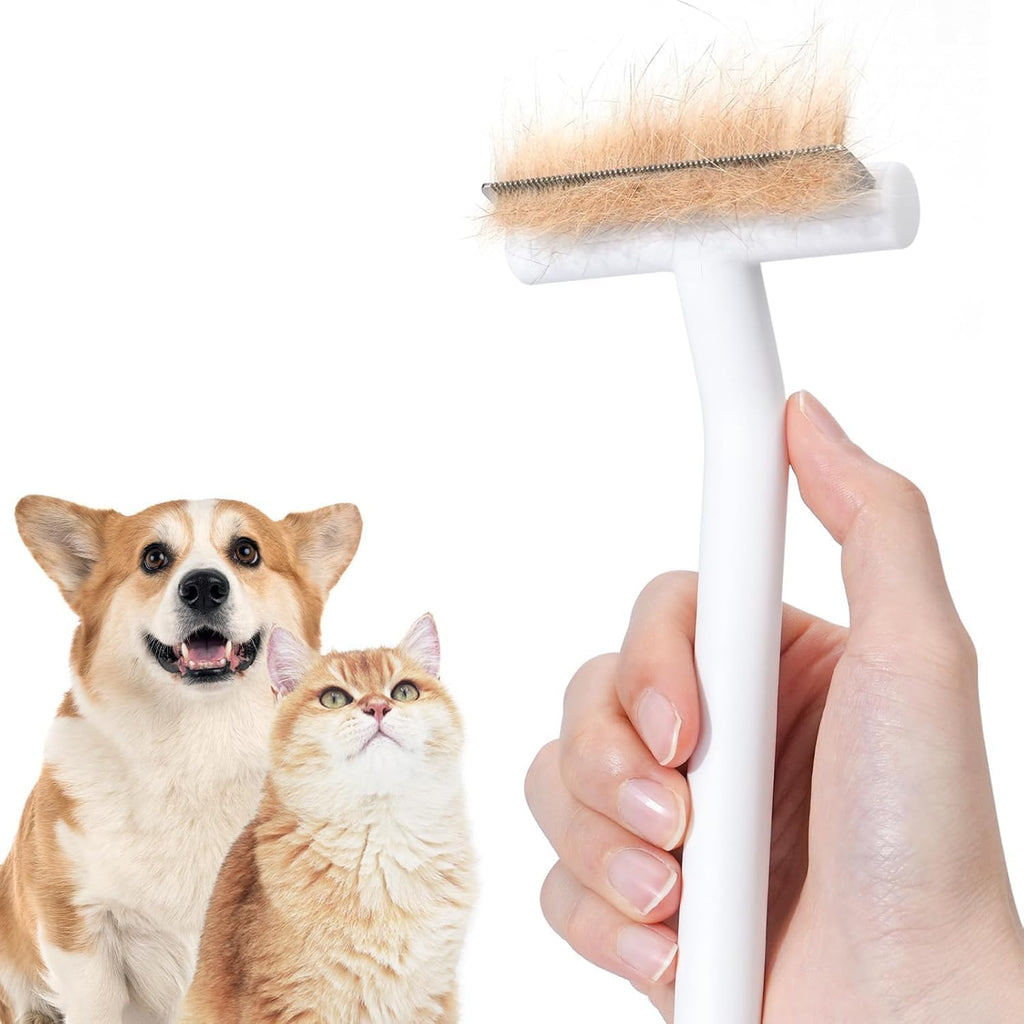 Aumuca pet deshedding tool front view for grooming
