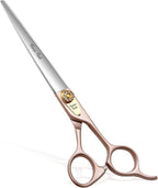 Professional Curved Dog Grooming Scissors 7'' Rose Gold 440C Stainless Steel Pet Cutting Shears Safety Trimming Shearing for Dogs Cats - Image 13