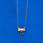 Wexibauyl dog bone pendant necklace with picture inside for pet lovers.