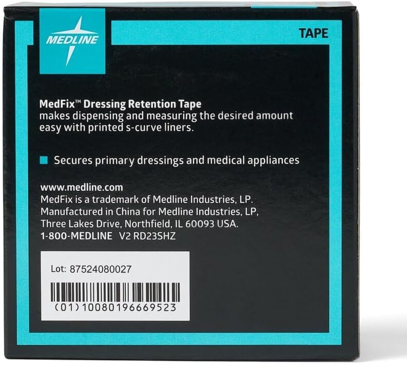 Authentic USA imported Medline MedFix packaging demonstrating medical appliance stabilization