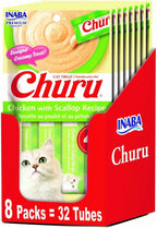 Detailed product label of Inaba Churu chicken cat treats