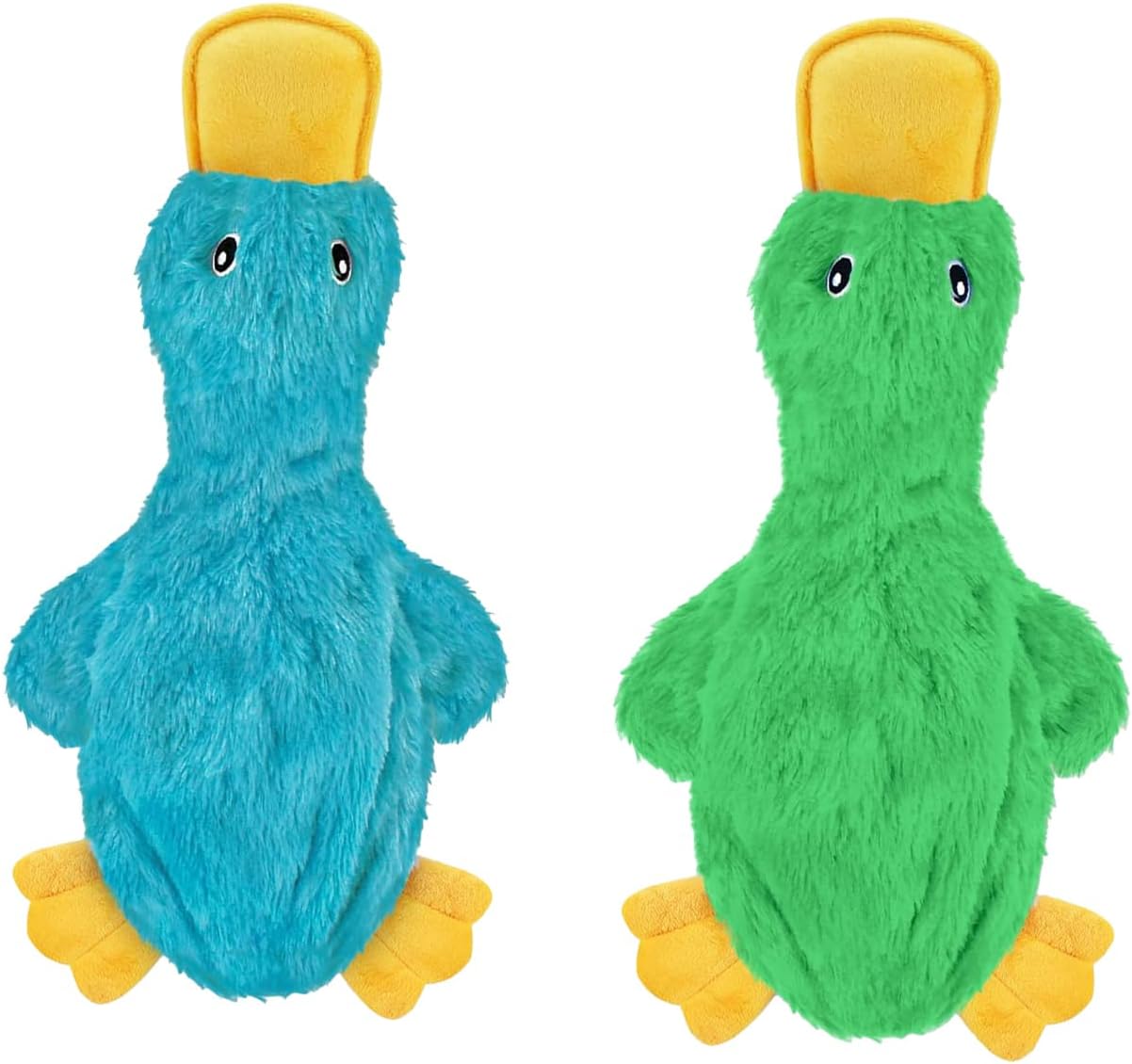 Best Pet Supplies Squeaky Dog Toys with Soft Durable Fabric for Small, Medium and Large Pets Interactive Toy for Indoor Play, Supports Active Biting and Play - 1Wild Duck, Small - Image 12