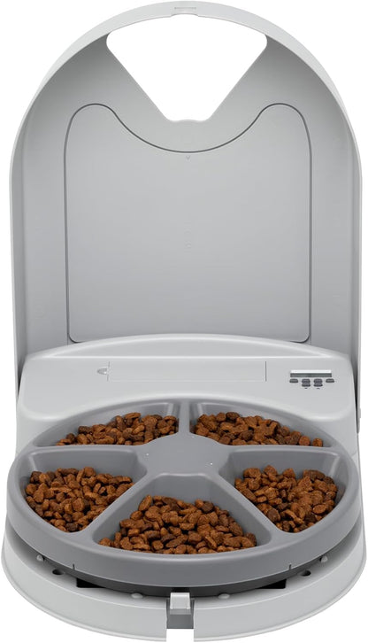 PetSafe automatic dog and cat feeder front view programmable digital clock pet food dispenser