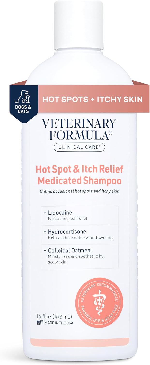 Veterinary Formula Clinical Care Hot Spot & Itch Relief Medicated Spray, 8oz - Easy to Use Spray for Dogs & Cats - Helps Alleviate Sensitive Skin, Scratching, and Licking of Coat (1 Pack) - Image 10