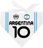 Country Style Soccer Jersey Dog Bandana | Country & Flag| Soccer Jersey Style |100% Cotton Adjustable Triangle || 1840 (Mexico, One Size) - Image 13