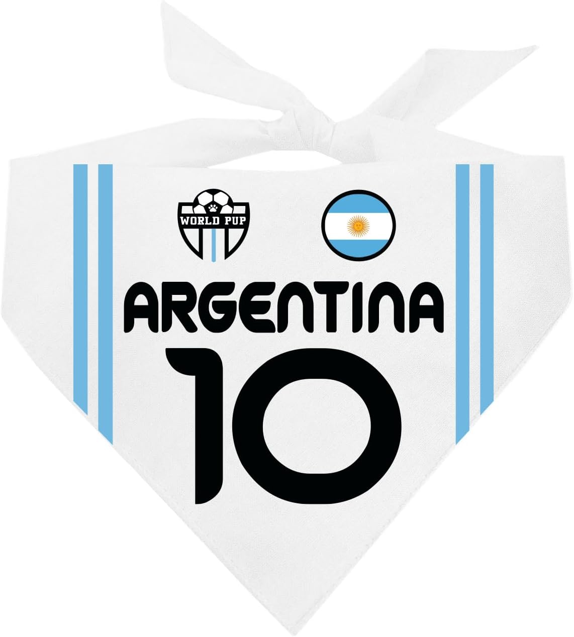 Country Style Soccer Jersey Dog Bandana | Country & Flag| Soccer Jersey Style |100% Cotton Adjustable Triangle || 1840 (Mexico, One Size) - Image 13