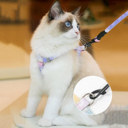 Full set of Semeb cat harness collar and leash