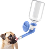 Full setup of Andiker premium imported black dog kennel water dispenser