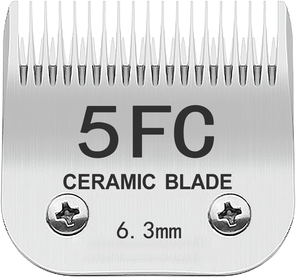 TRAH 3-3/4FC Blade Dog Grooming Clipper Replacement Blades Compatible with Andis Dog Clippers,Most A5, Wahl KM Series Clippers,Detachable Ceramic Blade,Size-3-3/4FC, 1/2-Inch Cut Length (13mm) Silver - Image 12