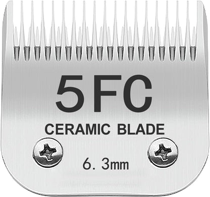 TRAH 3-3/4FC Blade Dog Grooming Clipper Replacement Blades Compatible with Andis Dog Clippers,Most A5, Wahl KM Series Clippers,Detachable Ceramic Blade,Size-3-3/4FC, 1/2-Inch Cut Length (13mm) Silver - Image 12