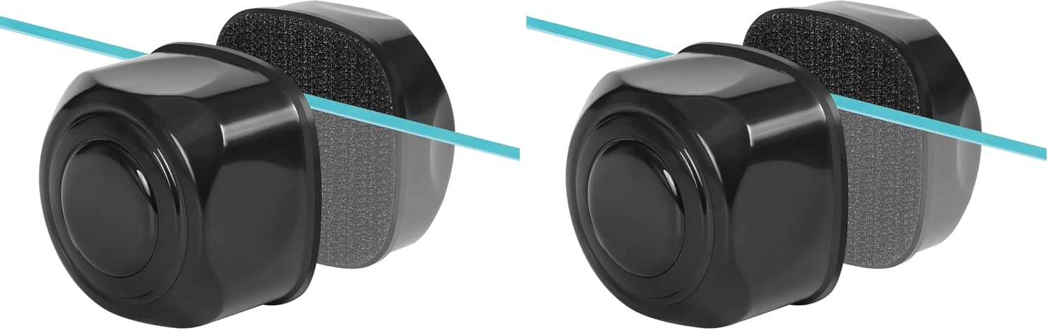 Dual sided magnetic aquarium scrubber demonstrating powerful glass cleaning force.