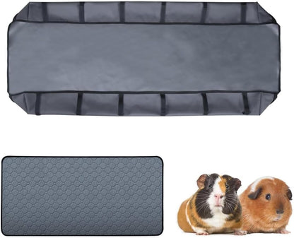 2 pcs Guinea Pig Cage Liners - Washable Guinea Pig Pee Pads, Waterproof Reusable & Anti Slip Guinea Pig Bedding Fast and Super Absorbent Pee Pad for Small Animals Rabbit Hamster Rat - Image 14