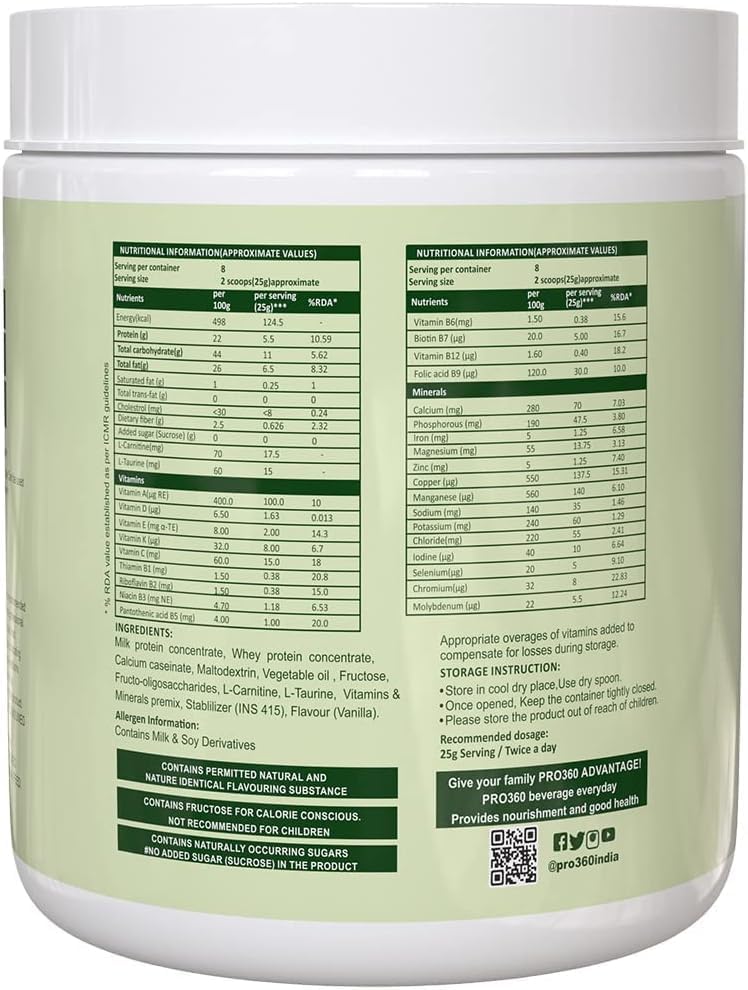 Pro360 Nephro HP renal care nutritional supplement jar label