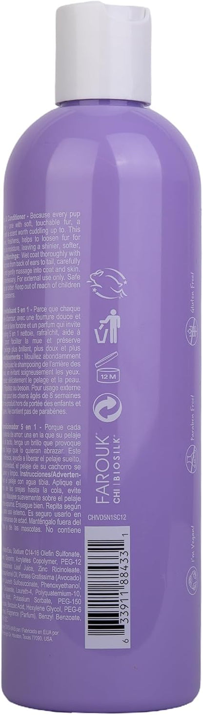 Authentic CHI Vibes salon grade pet care product presentation