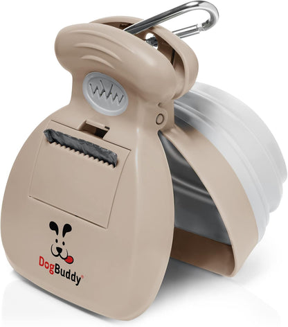 DogBuddy Pooper Scooper, Portable Dog Pooper Scooper, Poop Scooper for Small and Large Dogs, Pooper Scooper With Bag Attachment, Leash Clip and Dog Waste Bags Included (Medium, Kiwi) - Image 13