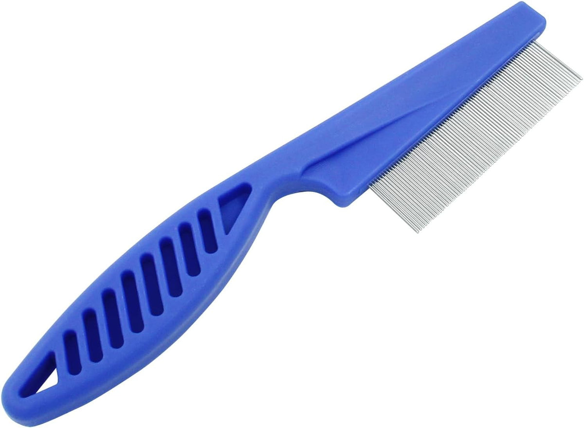 Cionyce anti flea tool showing rounded pin ends for safe cat skin care.